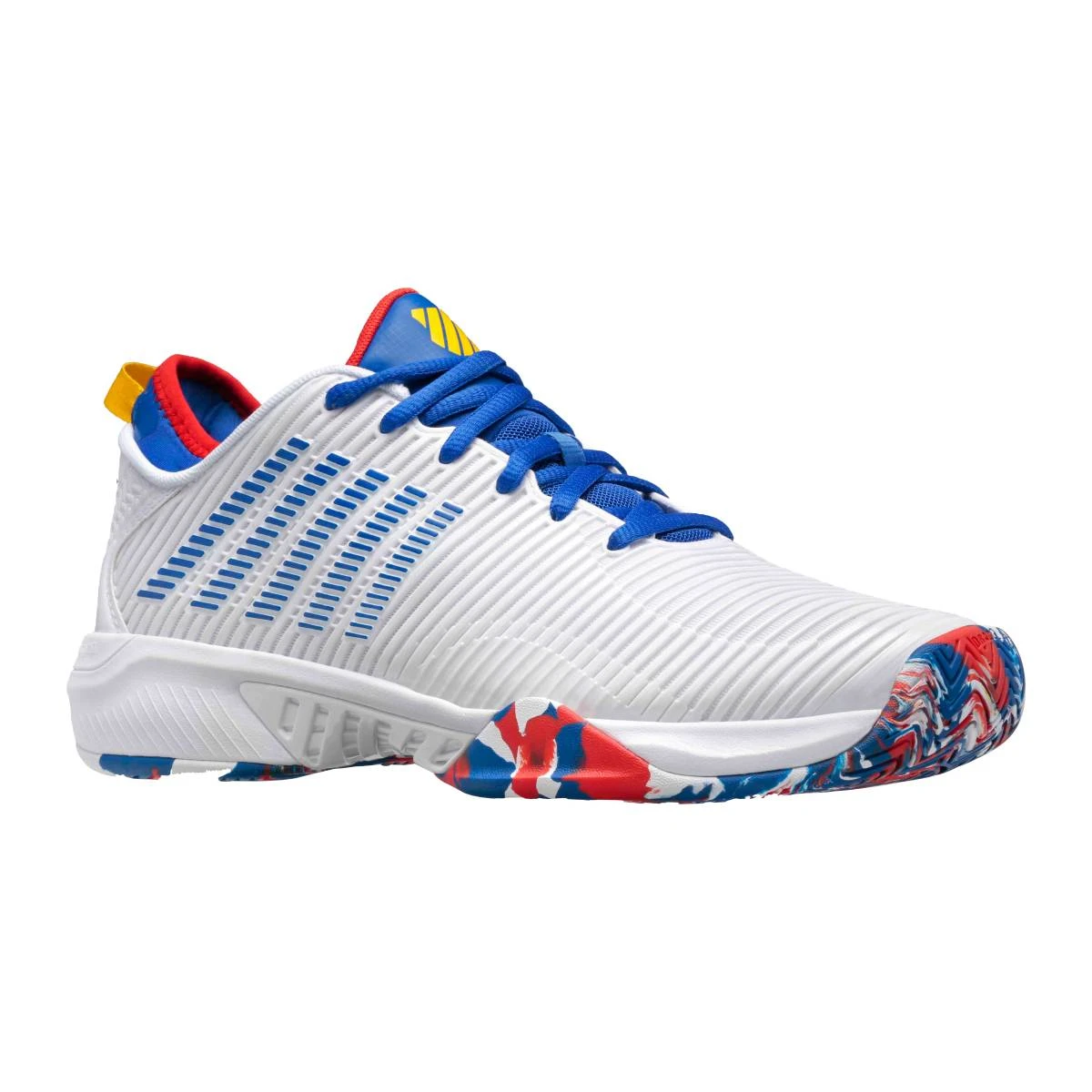 K-Swiss Hypercourt Supreme Men's Tennis Shoe (White/Classic Blue/Berry Red) 6 K-Swiss Hypercourt Supreme Men's Tennis Shoe (White/Classic Blue/Berry Red) - Image 6