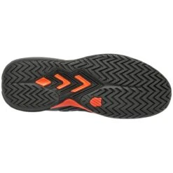 K-Swiss Ultrashot 3 Men's Tennis Shoe (Asphalt/Black/Orange) -RacquetGuys Sales 06988 061.05