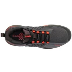 K-Swiss Ultrashot 3 Men's Tennis Shoe (Asphalt/Black/Orange) -RacquetGuys Sales 06988 061.06