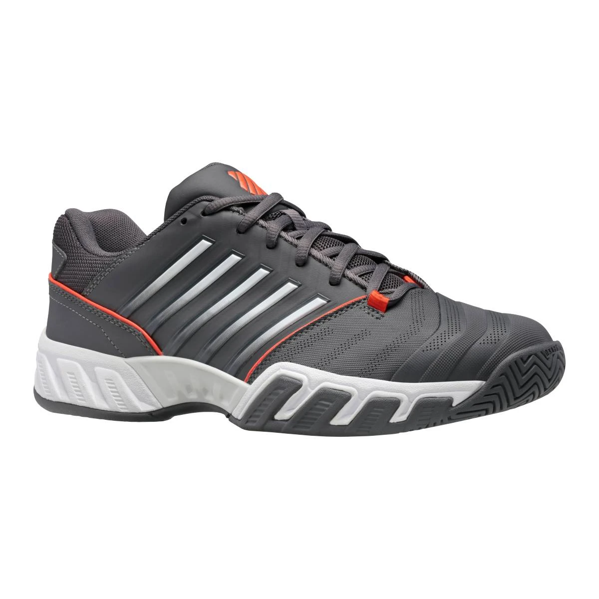 K-Swiss BigShot Light 4 Men's Tennis Shoe (Asphalt/White/Orange) 5 K-Swiss BigShot Light 4 Men's Tennis Shoe (Asphalt/White/Orange) - Image 5