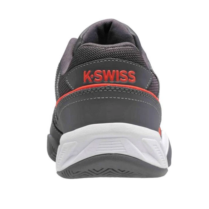 K-Swiss BigShot Light 4 Men's Tennis Shoe (Asphalt/White/Orange) 6 K-Swiss BigShot Light 4 Men's Tennis Shoe (Asphalt/White/Orange) - Image 6