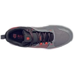 K-Swiss Ultrashot Team Men's Tennis Shoe (Grey/Black/Orange) -RacquetGuys Sales 07395 052.06
