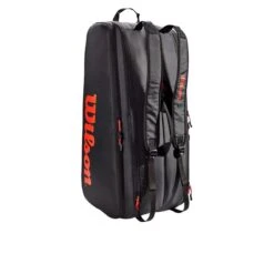 Wilson Tour 12 Pack Racquet Bag (Black/Red) -RacquetGuys Sales 1350a5a23accc94a6a66311904a649c7c8928a32 WR8011201 2 Tour 12PK BL RD new