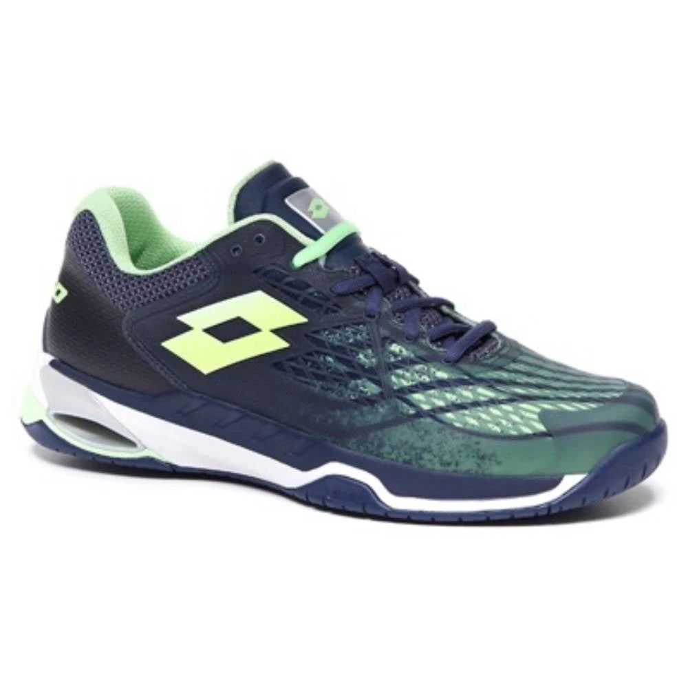 Lotto Mirage 100 Speed Men's Tennis Shoe (Navy/Green) 1 Lotto Mirage 100 Speed Men's Tennis Shoe (Navy/Green)