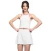 Lija Women's Elite Block Tank Top (White/Cayenne)