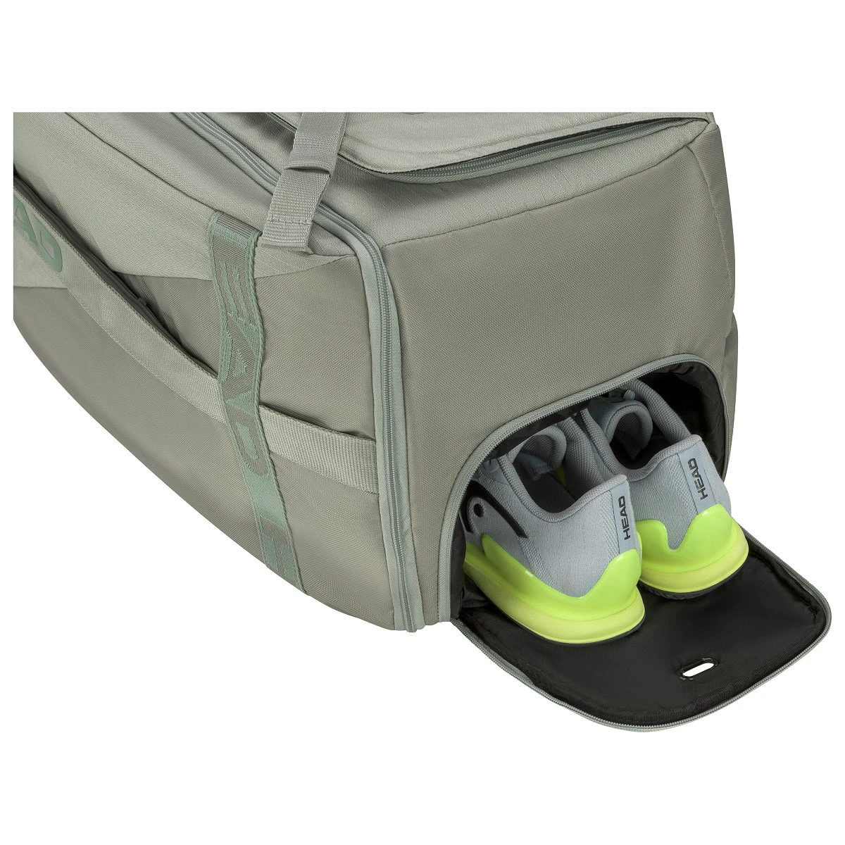 Head Pro Duffel Large 9 Racquet Bag (Grey) 3 Head Pro Duffel Large 9 Racquet Bag (Grey) - Image 3