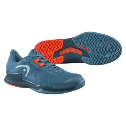 Head Sprint Pro 3.5 Men's Tennis Shoe (Blue/Orange) -RacquetGuys Sales 273042 SPRINTPRO3.5MENBSOR 3
