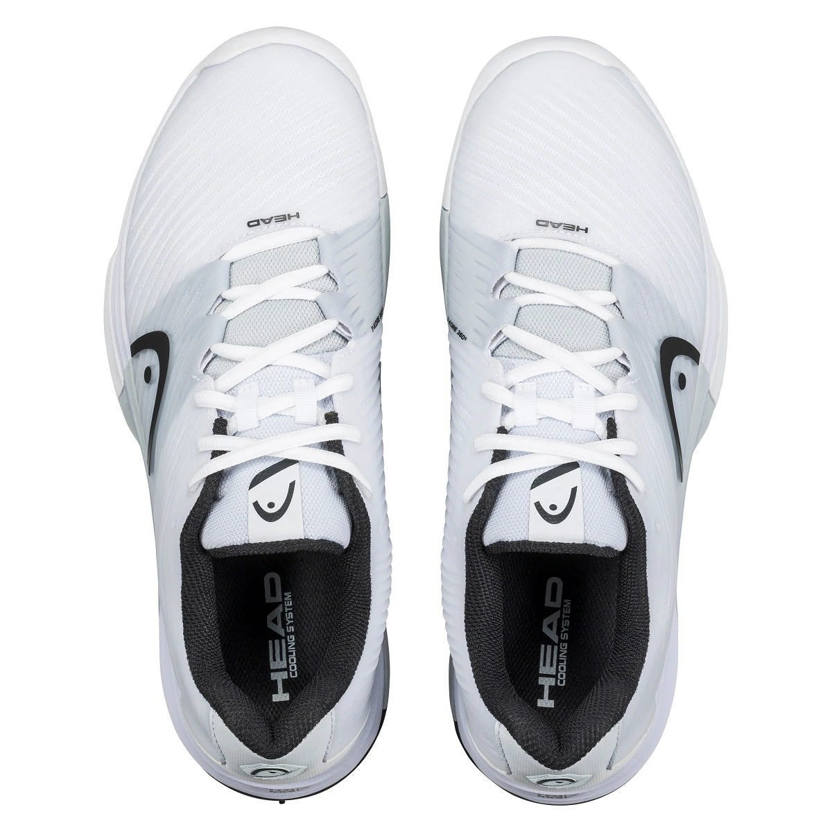 Head Revolt Pro 4.0 Men's Tennis Shoe (White/Black) 2 Head Revolt Pro 4.0 Men's Tennis Shoe (White/Black) - Image 2
