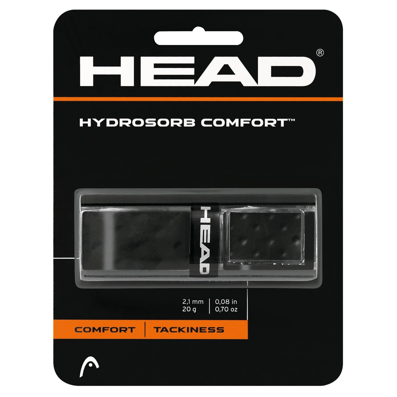 Head Hydrosorb Comfort Replacement Grip (Black) 1 Head Hydrosorb Comfort Replacement Grip (Black)