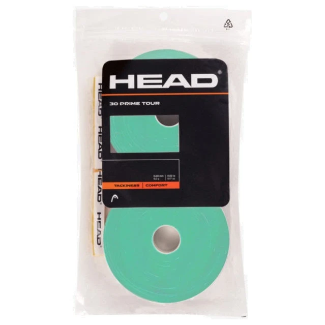 Head Prime Tour Overgrip 30 Pack Mint 1 Head Prime Tour Overgrip 30 Pack Mint