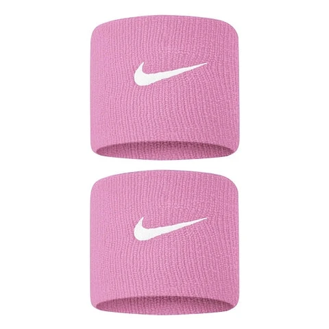 Nike Tennis Premier Wristbands 2 Pack (Pink/White) 1 Nike Tennis Premier Wristbands 2 Pack (Pink/White)