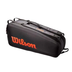 Wilson Tour 6 Pack Racquet Bag (Black/Red) 4 Wilson Tour 6 Pack Racquet Bag (Black/Red) -RacquetGuys Sales 3ee95c6f000e49a12b1eef960b0fa2483c429aa4 WR8011301 1 Tour 6PK RD BL new