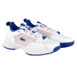 Lacoste AG-LT21 Textile Women's Tennis Shoes (White/Pink) 7 Lacoste AG-LT21 Textile Women's Tennis Shoes (White/Pink) -RacquetGuys Sales 44SFA0040 1Y9 4