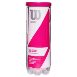Wilson Intrigue All Court Pink Tennis Balls - 12 Can Case -RacquetGuys Sales 51 rJJDALpL. AC SL1001