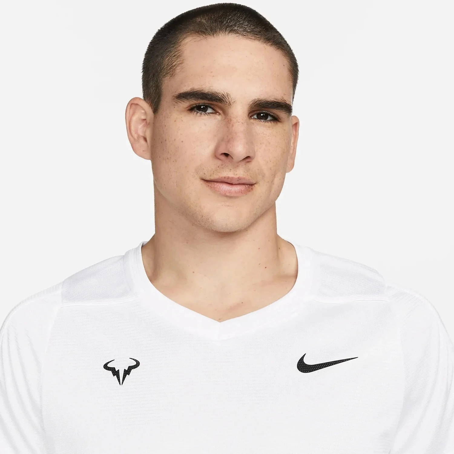 Nike Men's Rafa Dri-FIT Challenger Top (White) 2 Nike Men's Rafa Dri-FIT Challenger Top (White) - Image 2