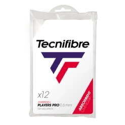 Tecnifibre ATP Pro Players Overgrip 12 Pack (White)
