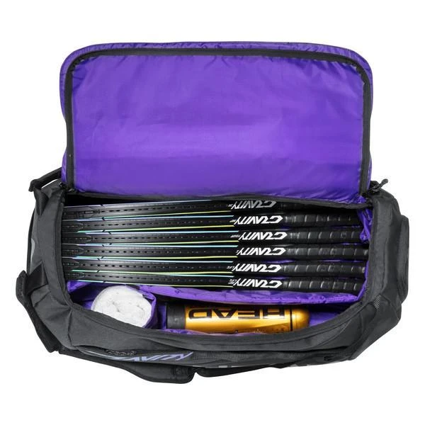 Head Gravity Duffel 6 Pack Racquet Bag (Black/Purple) 2 Head Gravity Duffel 6 Pack Racquet Bag (Black/Purple) - Image 2