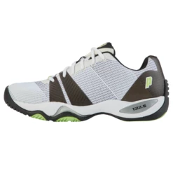 Prince T22.5 Men's Tennis Shoe (White/Green/Black) -RacquetGuys Sales 8P491149 LATERAL