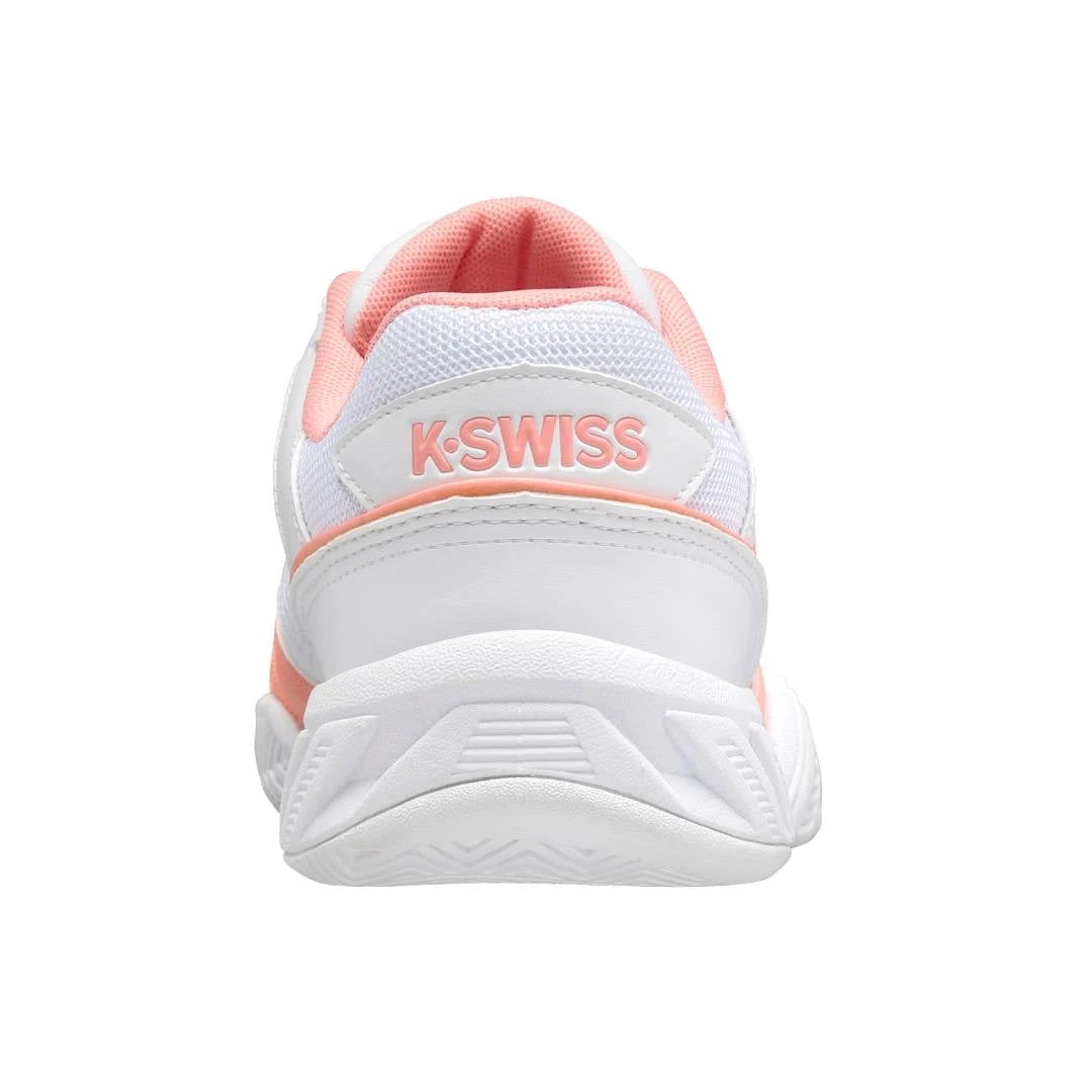 K-Swiss Bigshot Light 4 Women's Tennis Shoe (White/Peach) 5 K-Swiss Bigshot Light 4 Women's Tennis Shoe (White/Peach) - Image 5