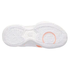 K-Swiss Bigshot Light 4 Women's Tennis Shoe (White/Peach) 7 K-Swiss Bigshot Light 4 Women's Tennis Shoe (White/Peach) -RacquetGuys Sales 96989 683.05