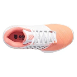 K-Swiss Bigshot Light 4 Women's Tennis Shoe (White/Peach) 8 K-Swiss Bigshot Light 4 Women's Tennis Shoe (White/Peach) -RacquetGuys Sales 96989 683.06