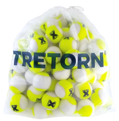 Tretorn Micro-X Pressureless Yellow/White Tennis Balls - 72 Ball Bag 1 Tretorn Micro-X Pressureless Yellow/White Tennis Balls - 72 Ball Bag