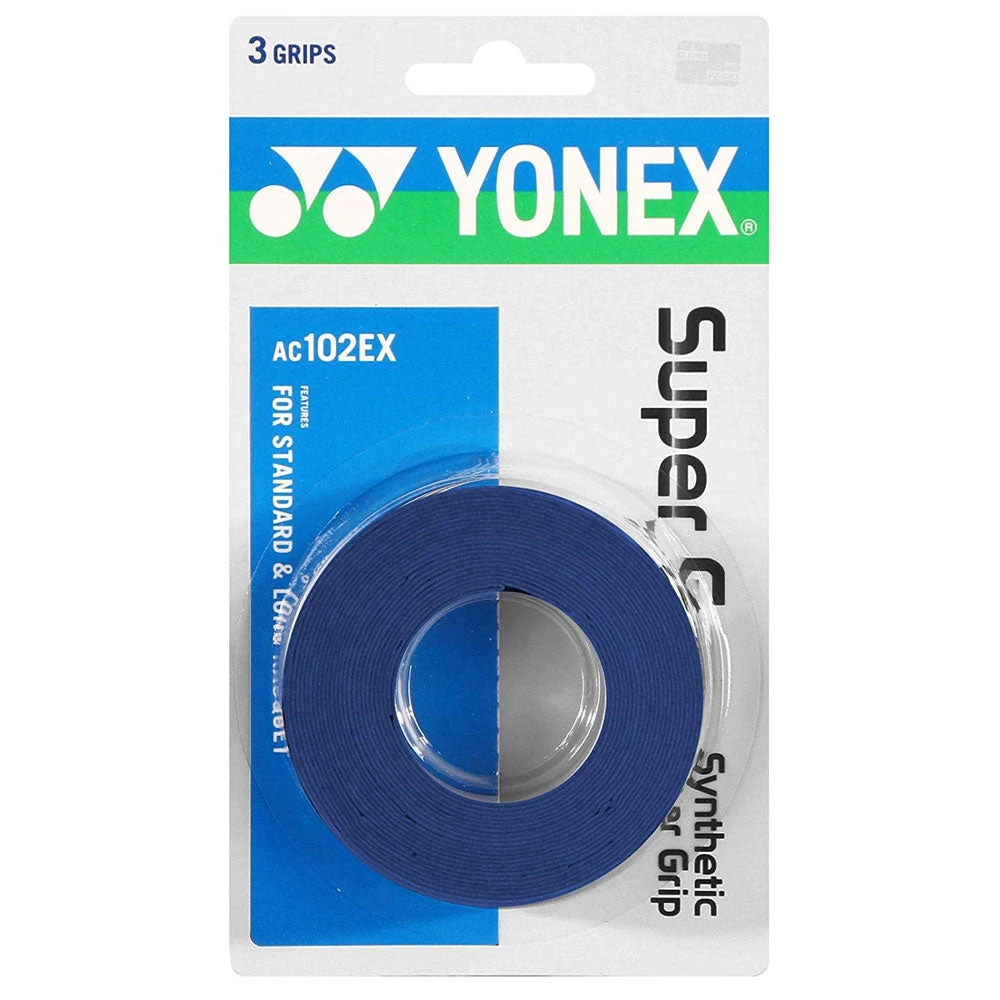 Yonex Super Grap Overgrip 3 Pack (Blue) 1 Yonex Super Grap Overgrip 3 Pack (Blue)