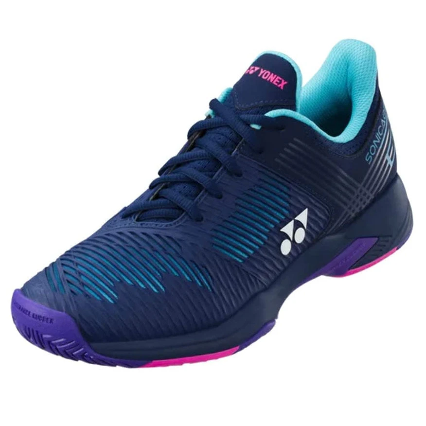 Yonex Power Cushion Sonicage 2 Women's Tennis Shoe (Navy/Blue Purple) 5 Yonex Power Cushion Sonicage 2 Women's Tennis Shoe (Navy/Blue Purple) - Image 5