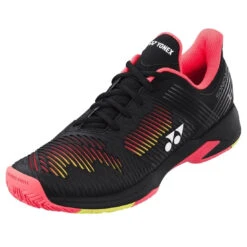 Yonex Power Cushion Sonicage 2 Men's Tennis Shoe (Black/Yellow) -RacquetGuys Sales AC SL1500 3