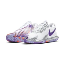 Nike Air Zoom Vapor Cage 4 Women's Tennis Shoe (White/Purple) -RacquetGuys Sales CD0431 103 PHCFH001 3144