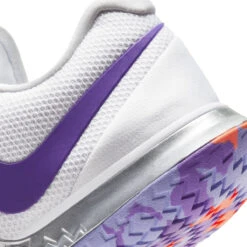 Nike Air Zoom Vapor Cage 4 Women's Tennis Shoe (White/Purple) -RacquetGuys Sales CD0431 103 PHSYD002 3144