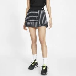 Nike Women's Slam Skirt (Black/White) 9 Nike Women's Slam Skirt (Black/White) -RacquetGuys Sales CI9401 015 PHSFM001 1000