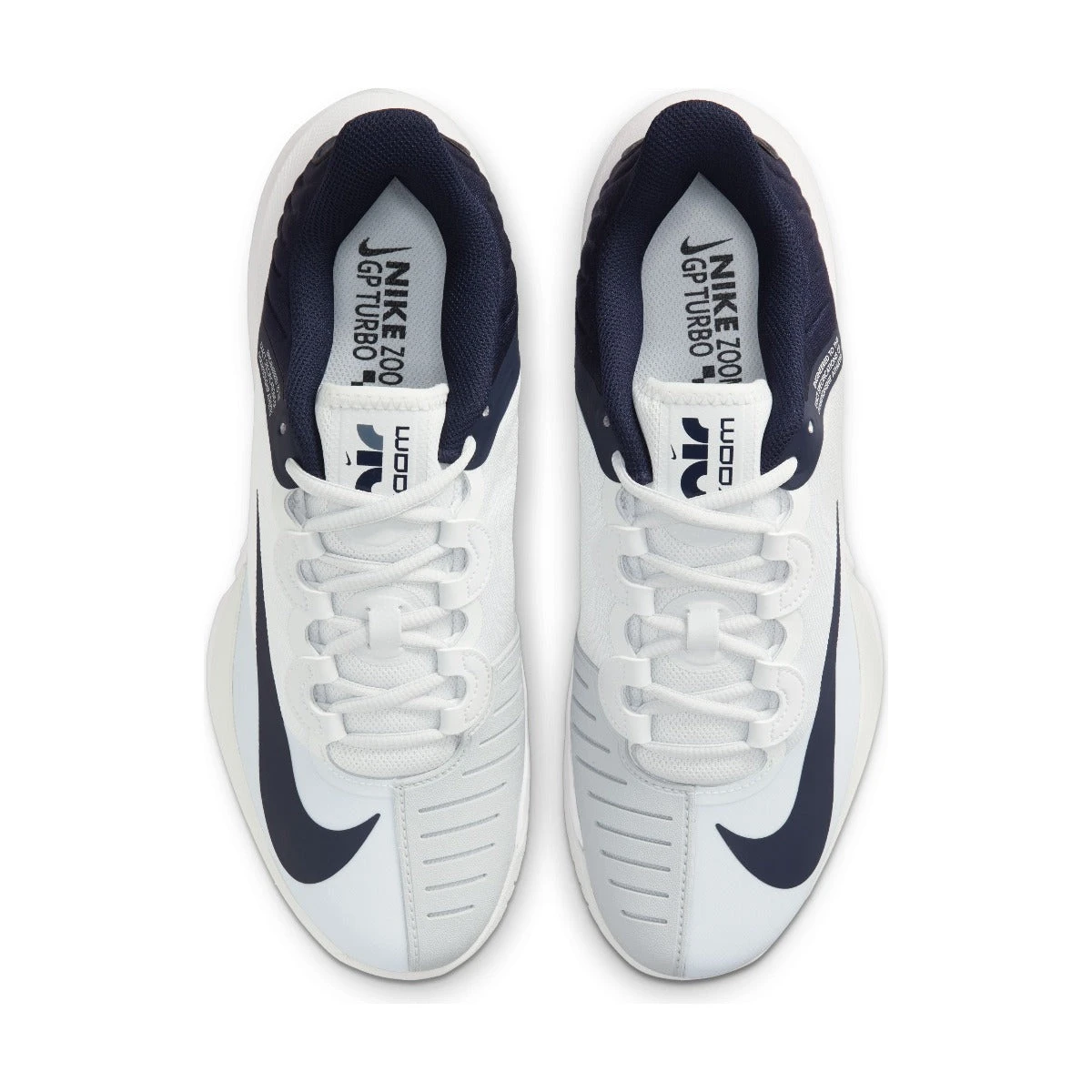 Nike Air Zoom GP Turbo Men's Tennis Shoe (Platinum/Obsidian) 6 Nike Air Zoom GP Turbo Men's Tennis Shoe (Platinum/Obsidian) - Image 6