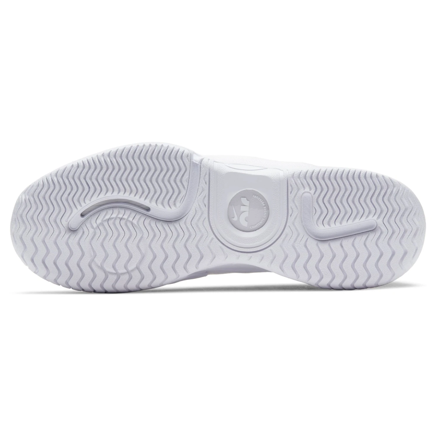 Nike Air Zoom GP Turbo Women's Tennis Shoe (White/Silver) 3 Nike Air Zoom GP Turbo Women's Tennis Shoe (White/Silver) - Image 3