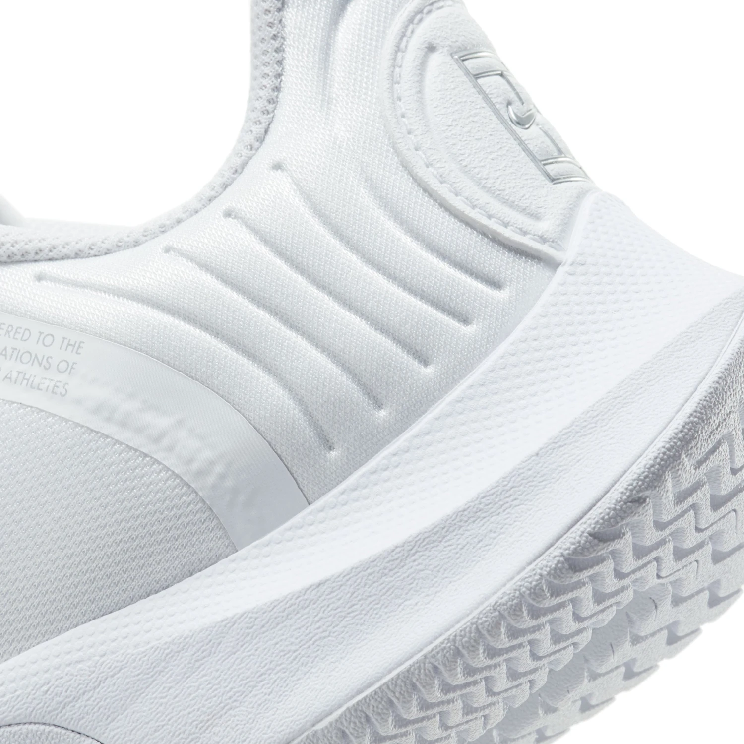 Nike Air Zoom GP Turbo Women's Tennis Shoe (White/Silver) 8 Nike Air Zoom GP Turbo Women's Tennis Shoe (White/Silver) - Image 8