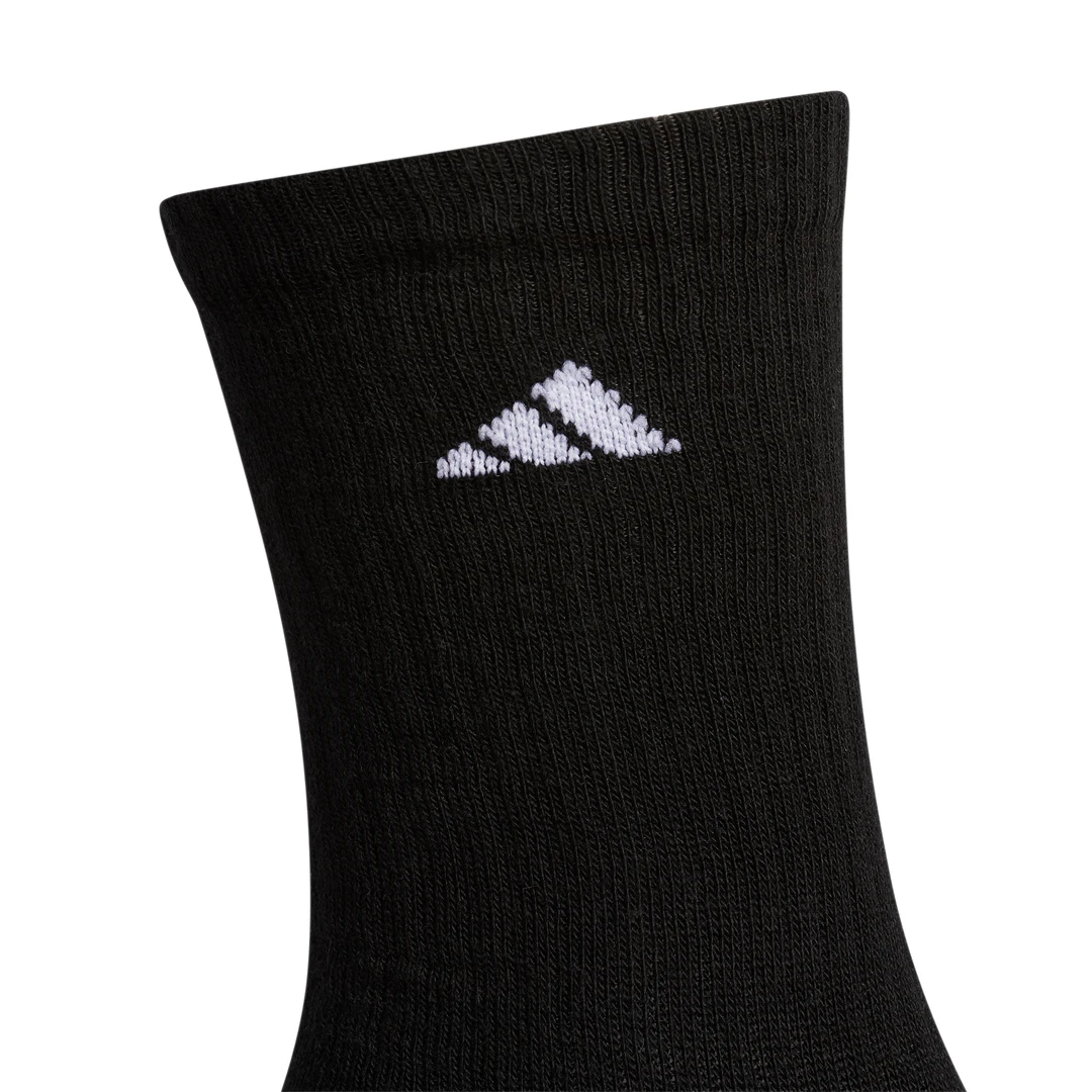 Adidas Men's Cushioned Crew Socks (Black) 2 Adidas Men's Cushioned Crew Socks (Black) - Image 2