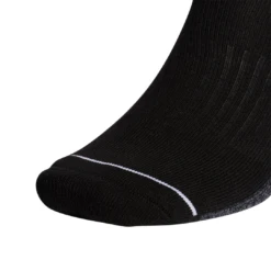 Adidas Men's Cushioned Crew Socks (Black) 7 Adidas Men's Cushioned Crew Socks (Black) -RacquetGuys Sales CL5687 HDW photo detail 2 white