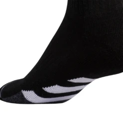 Adidas Men's Cushioned Crew Socks (Black) 6 Adidas Men's Cushioned Crew Socks (Black) -RacquetGuys Sales CL5687 HDW photo detail 3 white