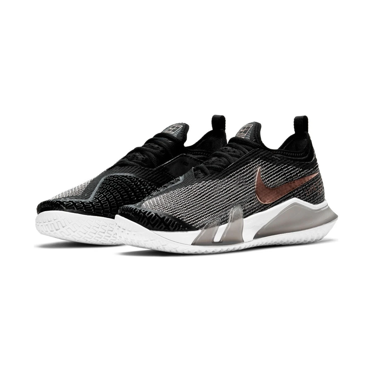 Nike React Vapor NXT Women's Tennis Shoe (Black/White) 6 Nike React Vapor NXT Women's Tennis Shoe (Black/White) - Image 6