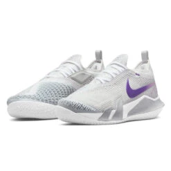 Nike React Vapor NXT Women's Tennis Shoe (Light Grey/Purple/Fuchsia) 15 Nike React Vapor NXT Women's Tennis Shoe (Light Grey/Purple/Fuchsia) -RacquetGuys Sales CV0742 024 PHCFH001 3144