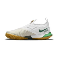 Nike React Vapor NXT Women's Tennis Shoe (White/Gold/Green) -RacquetGuys Sales CV0742 114 PHSLH001 3144