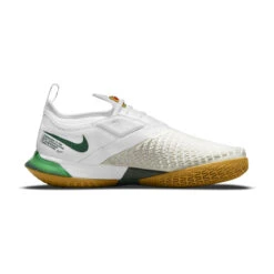 Nike React Vapor NXT Women's Tennis Shoe (White/Gold/Green) -RacquetGuys Sales CV0742 114 PHSRH001 3144