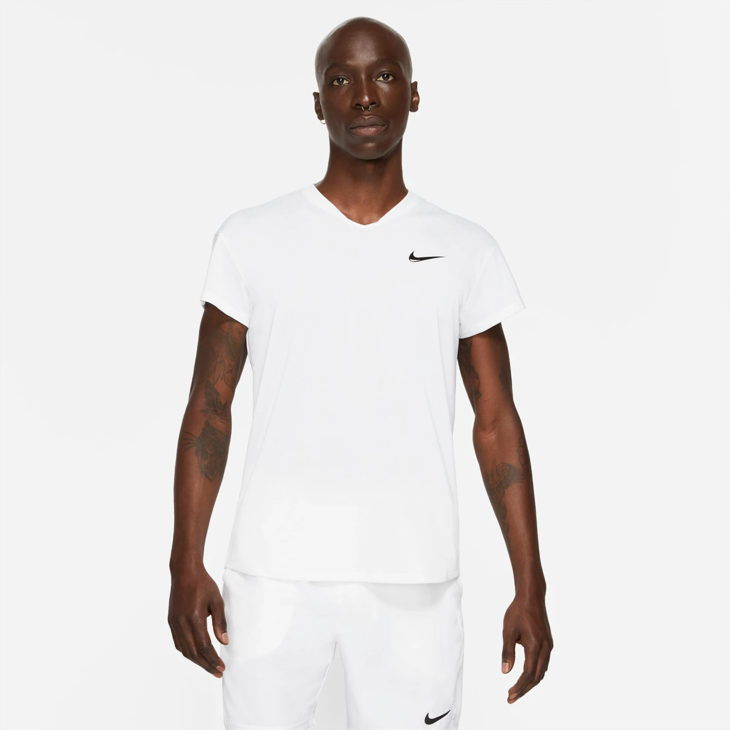 Nike Men's Dri-FIT Slam Top (White/Black) 1 Nike Men's Dri-FIT Slam Top (White/Black)