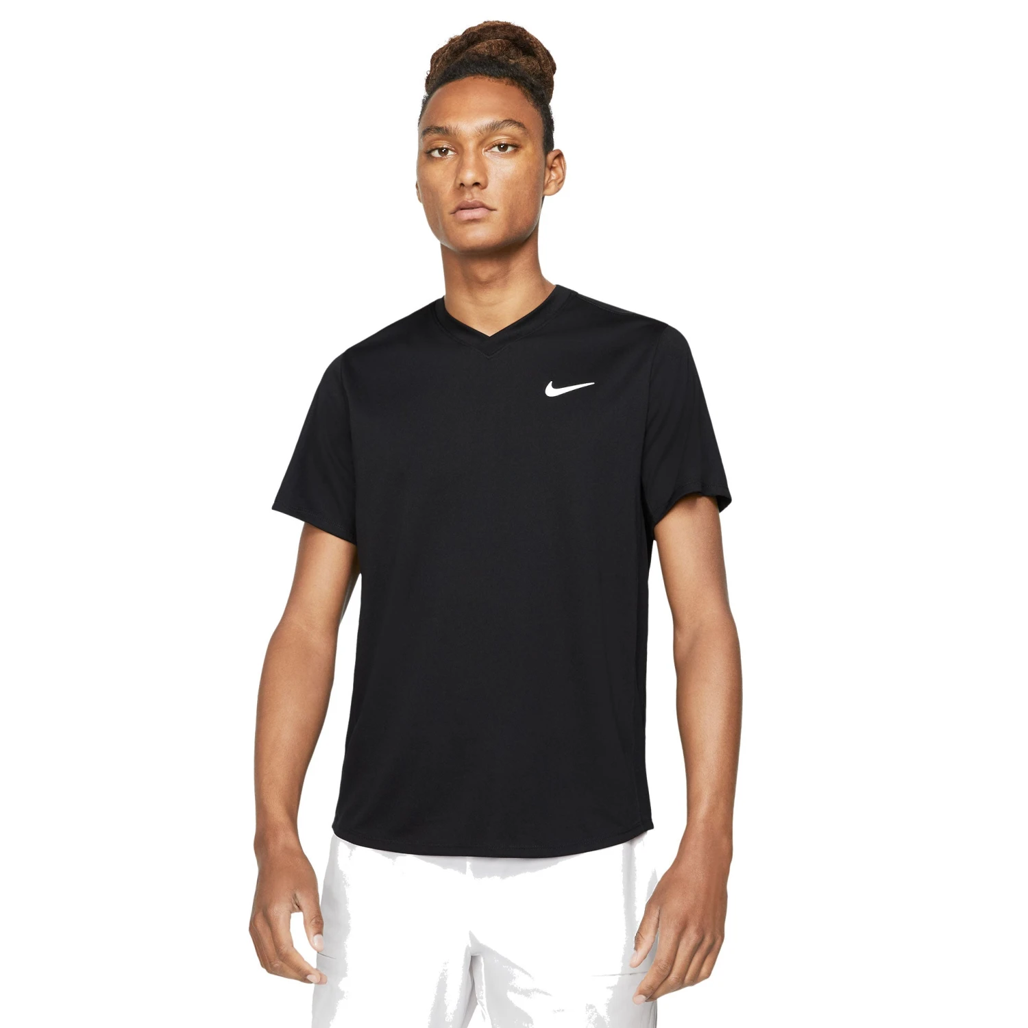 Nike Men's Dri-FIT Victory Top (Black/White) 1 Nike Men's Dri-FIT Victory Top (Black/White)