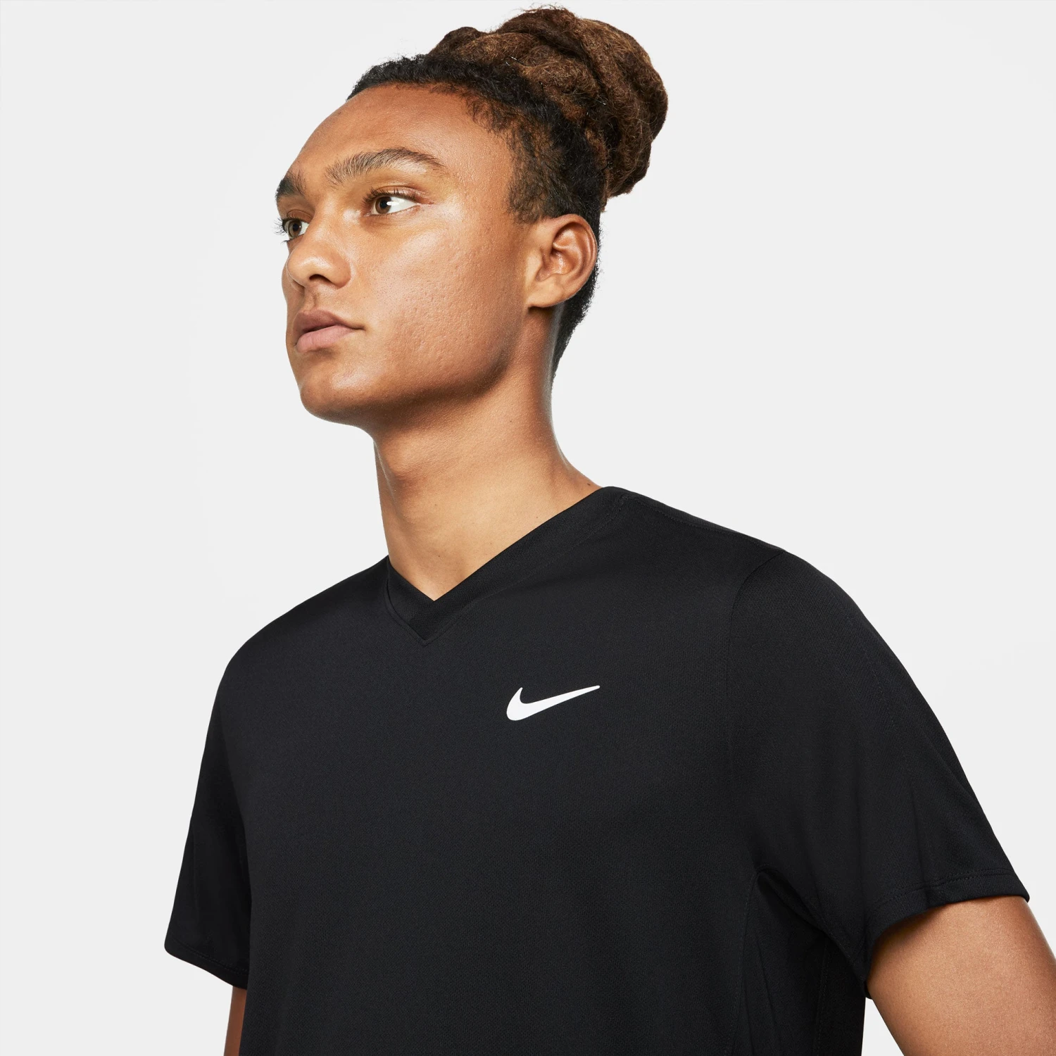 Nike Men's Dri-FIT Victory Top (Black/White) 2 Nike Men's Dri-FIT Victory Top (Black/White) - Image 2