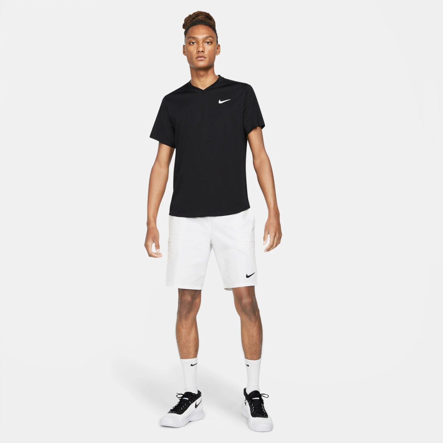 Nike Men's Dri-FIT Victory Top (Black/White) 5 Nike Men's Dri-FIT Victory Top (Black/White) - Image 5
