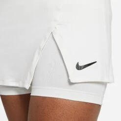 Nike Women's Dri-FIT Victory Skirt (White/Black) 10 Nike Women's Dri-FIT Victory Skirt (White/Black) -RacquetGuys Sales CV4729 100 PHSYM002 3144