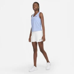 Nike Women's Dri-FIT Victory Tank (Aluminum/Black) -RacquetGuys Sales CV4784 468 PHSYM003 3144