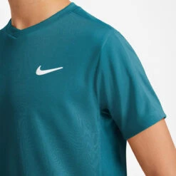 Nike Boys' Dri-FIT Victory Top (Bright Spruce/White) -RacquetGuys Sales CV7565 367 PHSYM001 3144