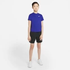 Nike Boys' Dri-FIT Victory Top (Concord/Black/White) -RacquetGuys Sales CV7565 471 PHSYM004 3144
